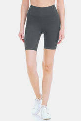 Leggings Depot Women's Full Size High Waist Active Shorts - Moisture-Wicking & Stretchy